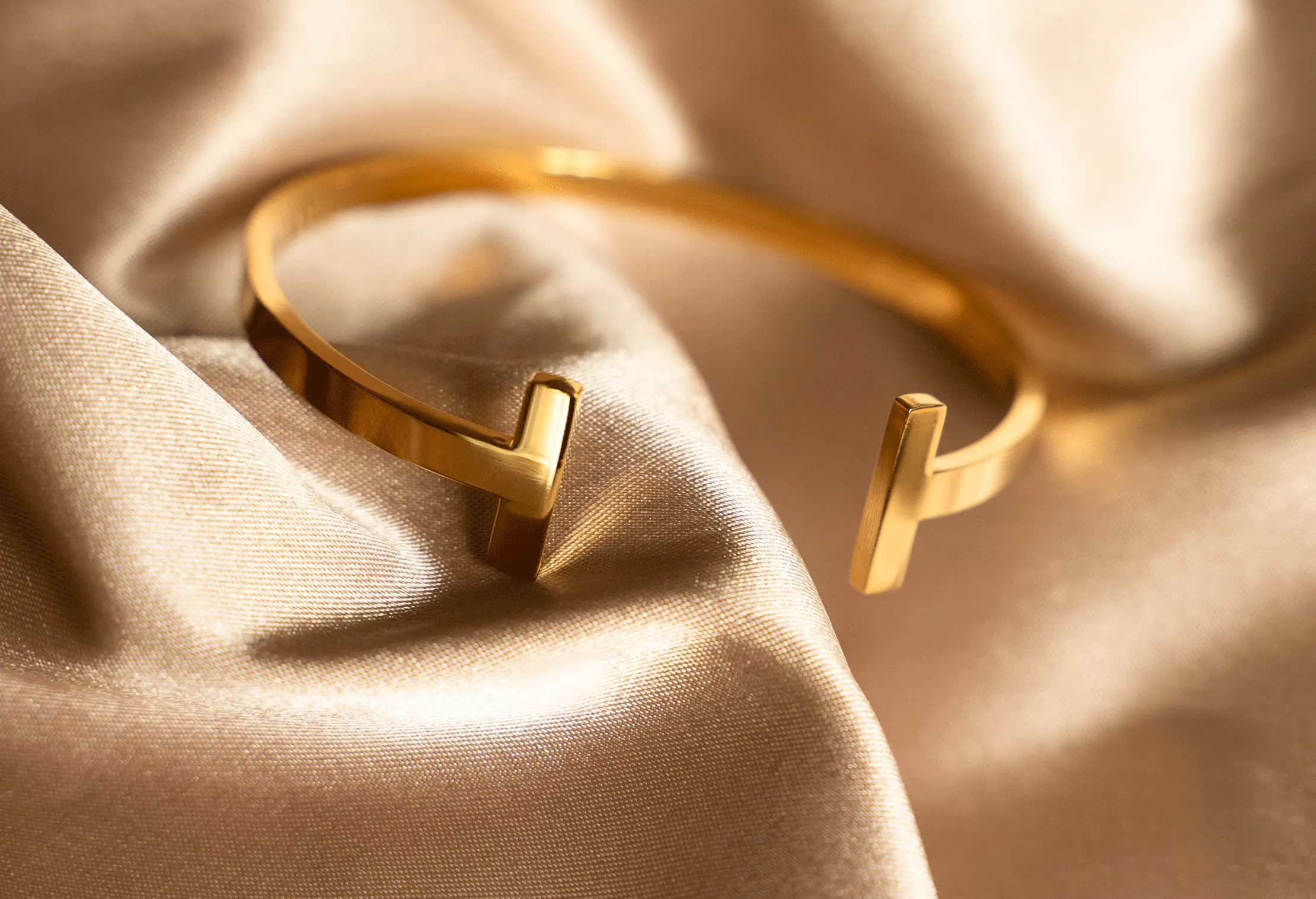 Cleo Gold Cuff Bracelet sold by Pink Lily product image thumbnail 2