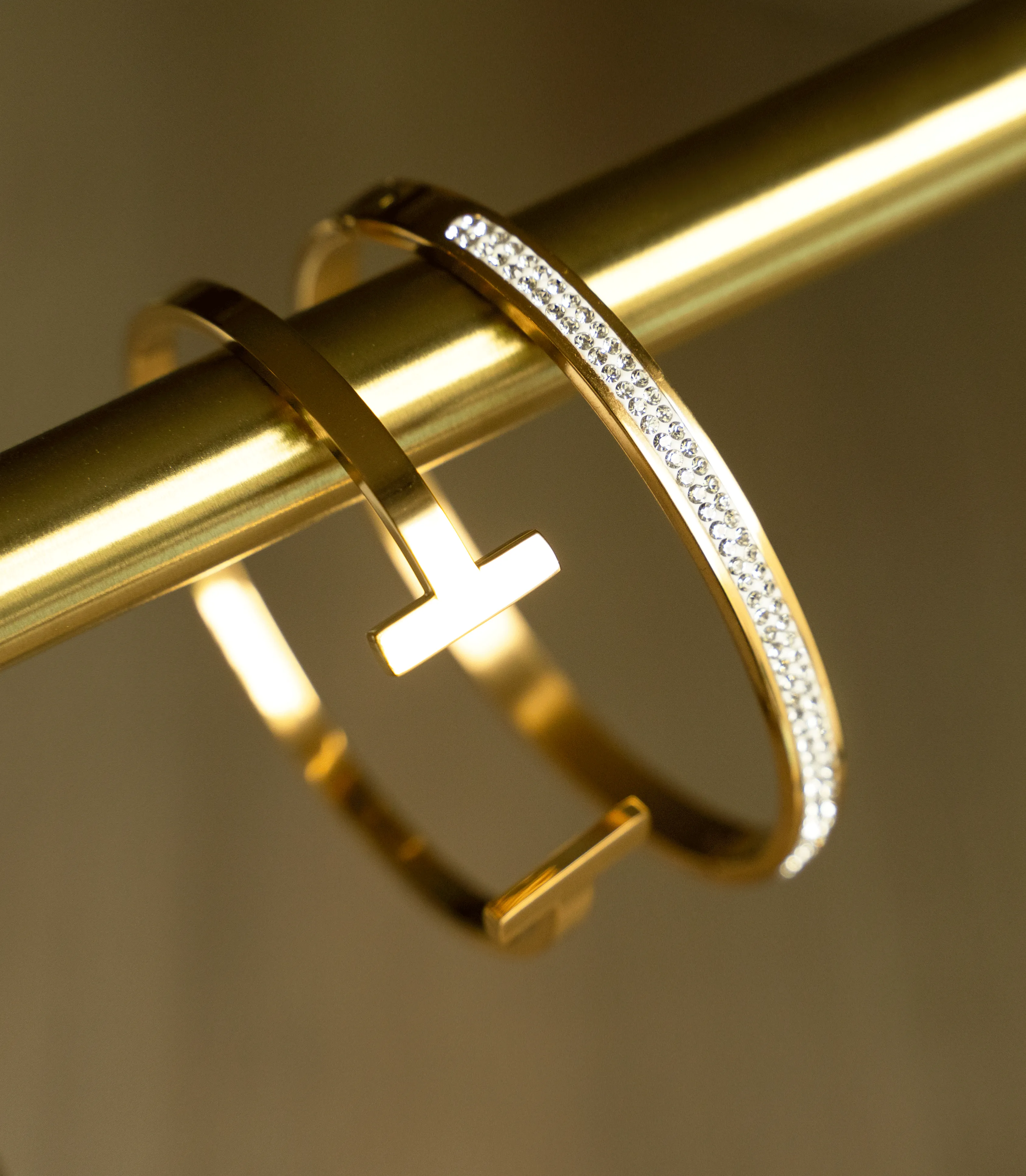 Cleo Gold Cuff Bracelet sold by Pink Lily product image thumbnail 4