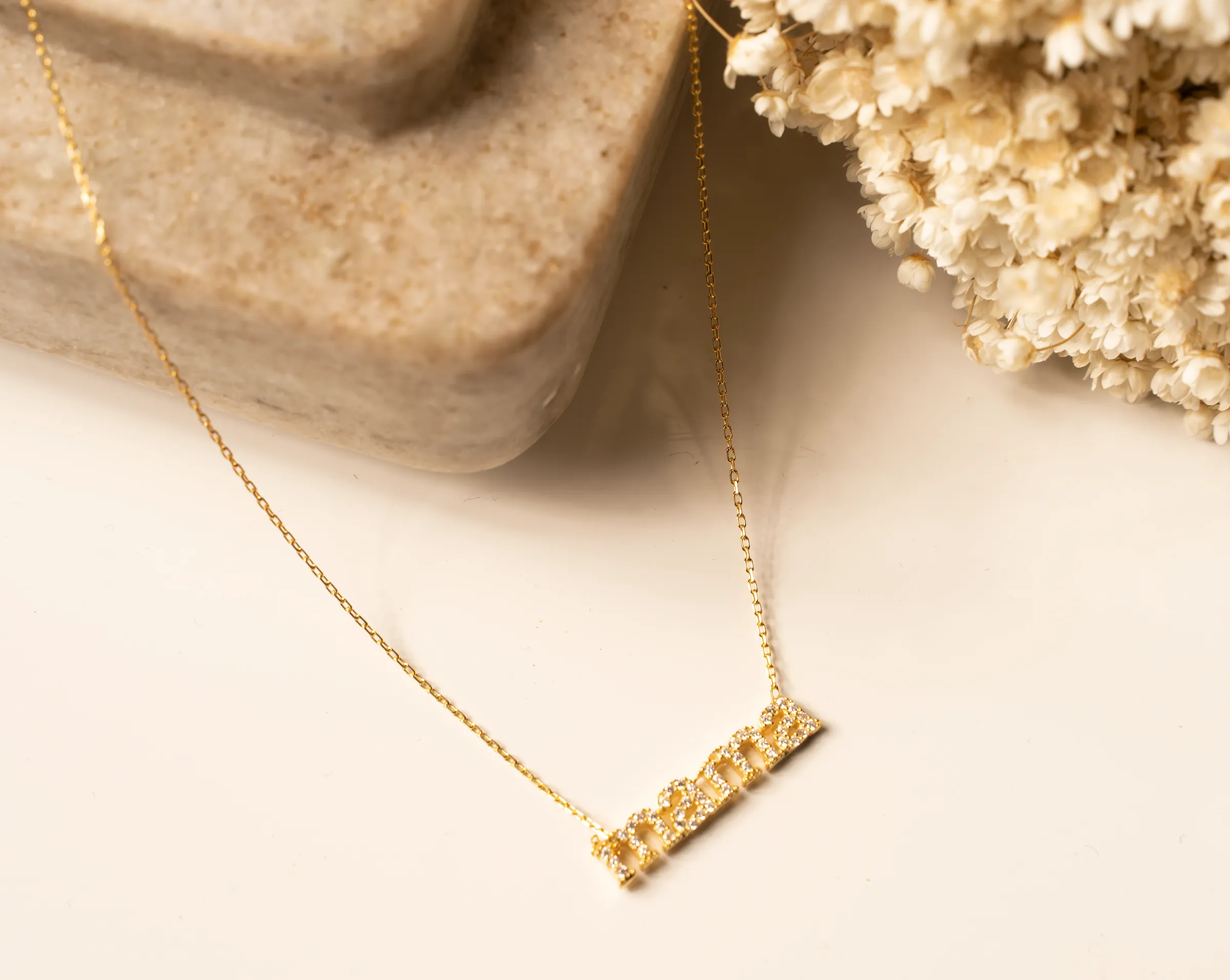 Mama Diamond Gold Necklace III sold by Pink Lily product image thumbnail 3