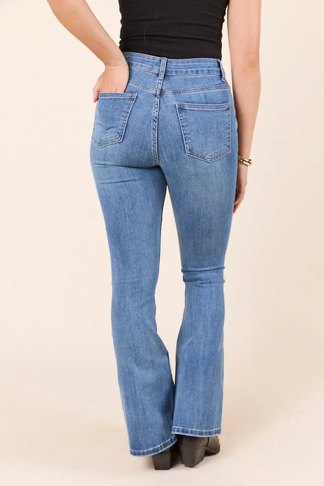 My Favorite Stretchy Medium Wash Bootcut Jeans FINAL SALE sold by Pink Lily product image thumbnail 5