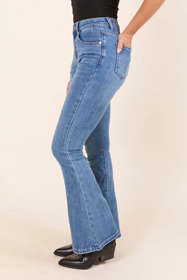 My Favorite Stretchy Medium Wash Bootcut Jeans FINAL SALE sold by Pink Lily product image thumbnail 4