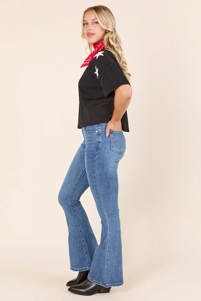 My Favorite Stretchy Medium Wash Bootcut Jeans FINAL SALE sold by Pink Lily product image thumbnail 3