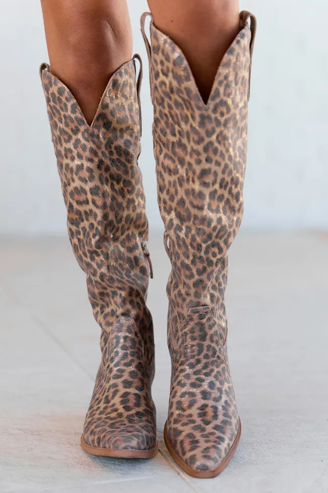Tess Leopard Cowboy Boot sold by Pink Lily product image thumbnail 4
