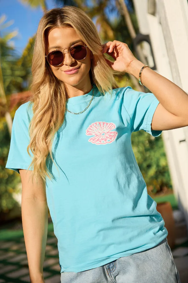 The Sea Is Calling Multi Mint Comfort Colors Graphic Tee sold by Pink Lily product image thumbnail 2