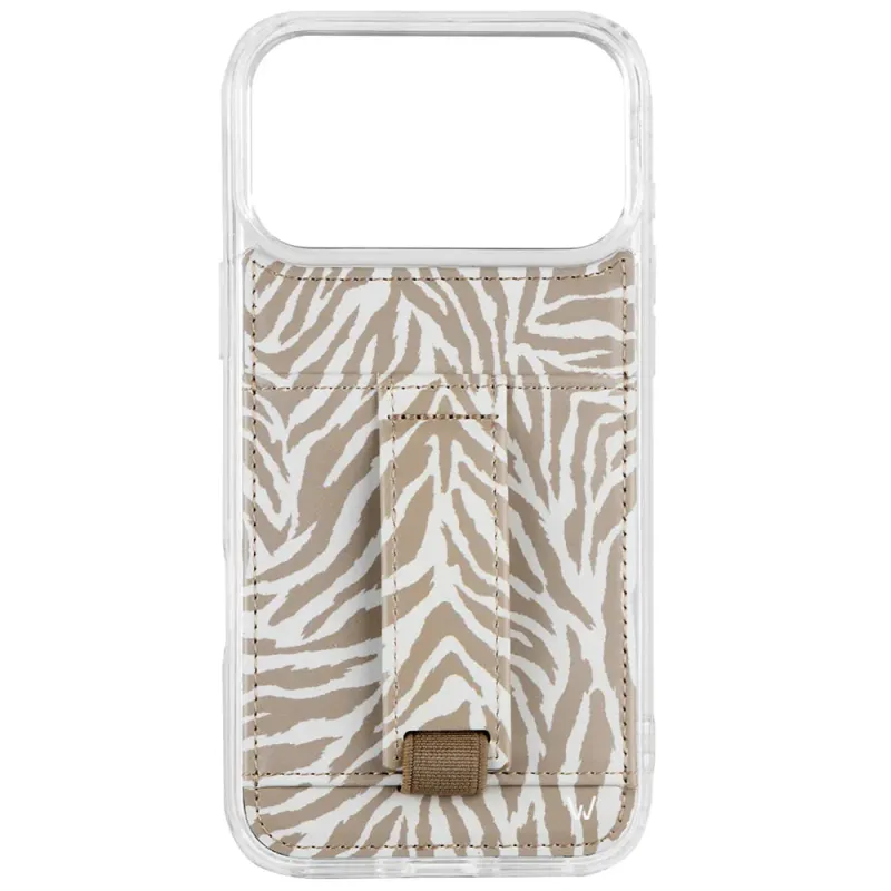 Walli Cases - Safari Stripes Magnetic Wallet made by Pink Lily