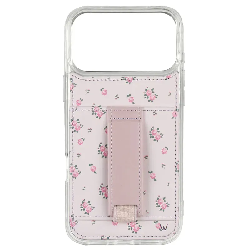 Walli Cases - Wildrose Magnetic Wallet made by Pink Lily
