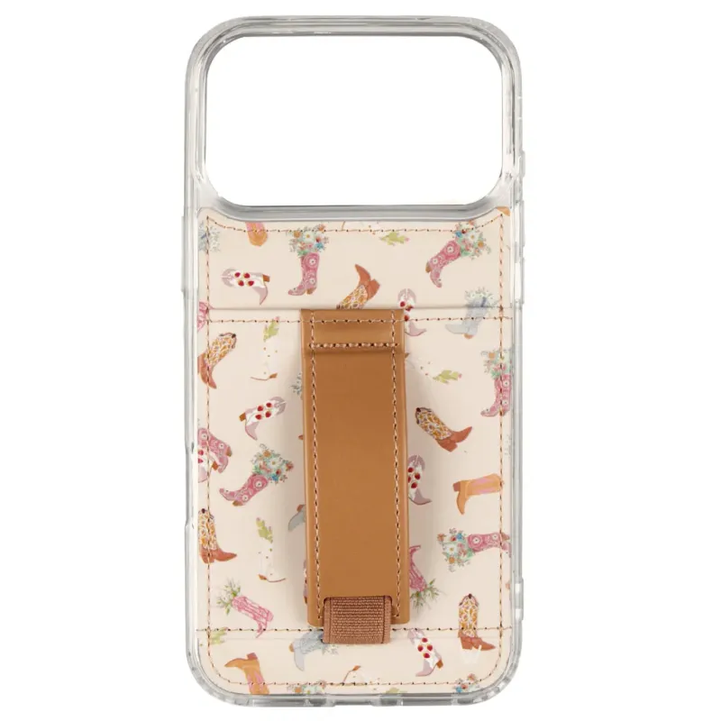 Walli Cases - Boots and Bloom Phone Case made by Pink Lily