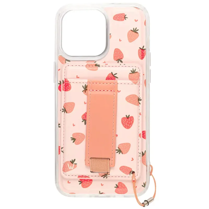 Walli Cases - Berry Bliss Magnetic Case and Wallet made by Pink Lily