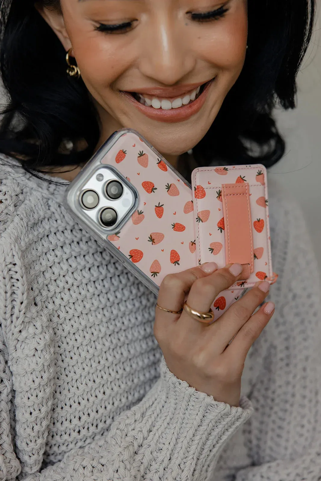 Walli Cases - Berry Bliss Magnetic Case and Wallet sold by Pink Lily product image thumbnail 2