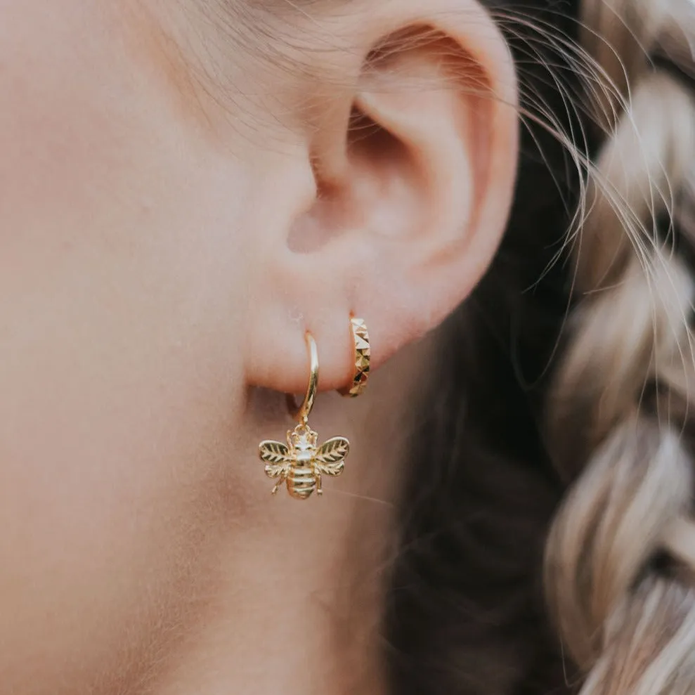 Honey Bee Hoop Earrings sold by Pink Lily product image thumbnail 2