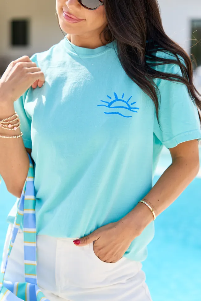 Saltwater State Of Mind Mint Graphic Tee sold by Pink Lily product image thumbnail 2