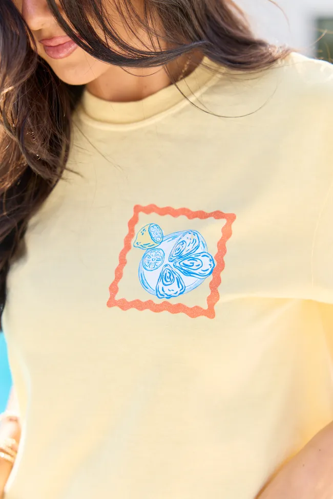 Summer Diet Yellow Graphic Tee sold by Pink Lily product image thumbnail 5