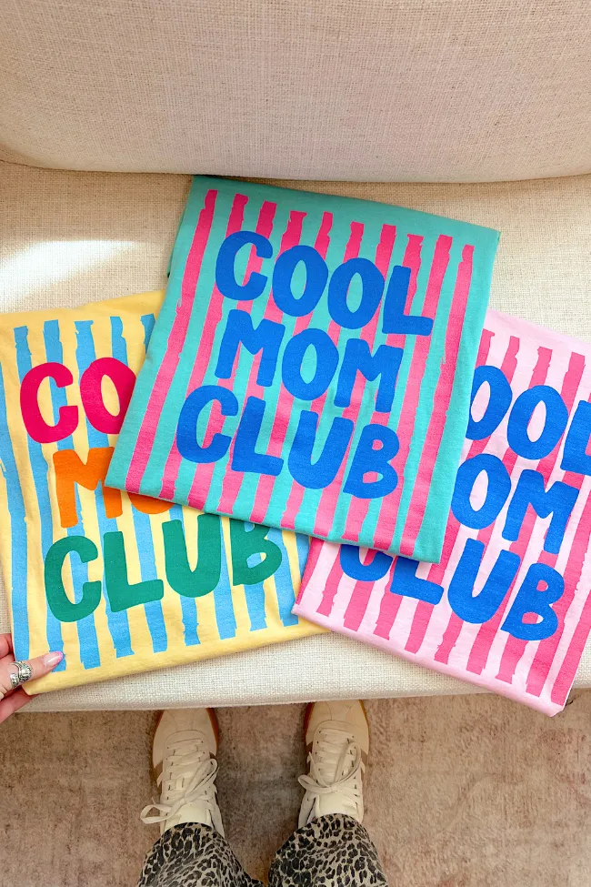 Cool Mom Club Yellow Graphic Tee sold by Pink Lily product image thumbnail 4