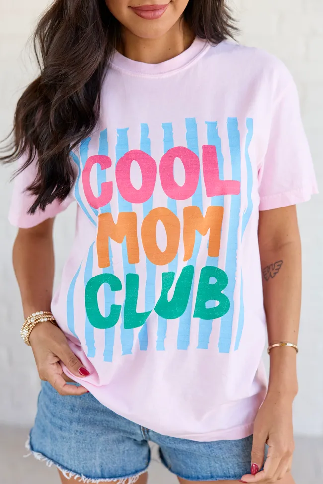 Cool Mom Club Light Pink Graphic Tee sold by Pink Lily product image thumbnail 2