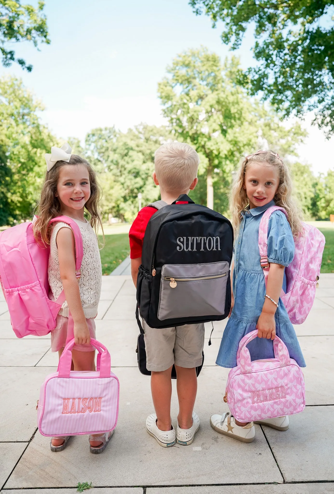 KenzKustomz Pink Stripe Backpack sold by Pink Lily product image thumbnail 4