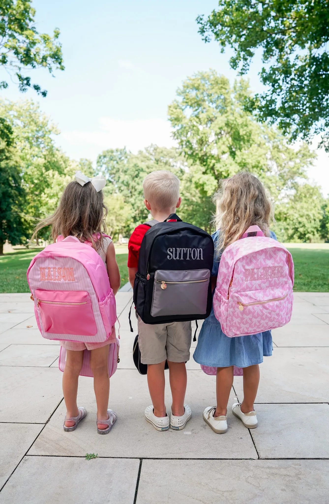 KenzKustomz Pink Stripe Backpack sold by Pink Lily product image thumbnail 2