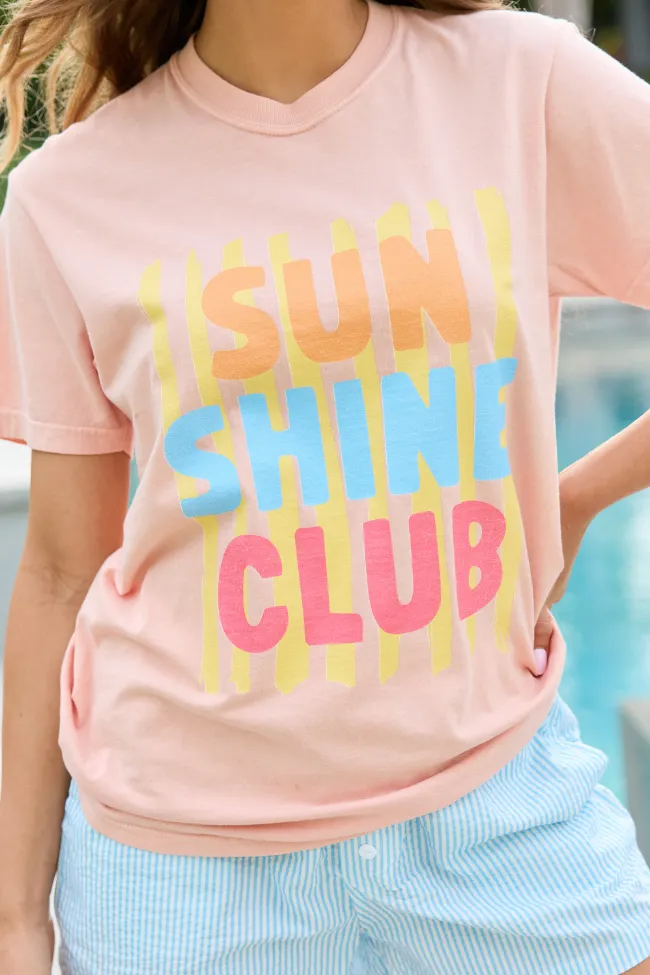Sunshine Club Orange Graphic Tee sold by Pink Lily product image thumbnail 2