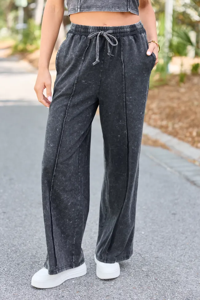Britton Black Wide Leg Pants sold by Pink Lily product image thumbnail 2