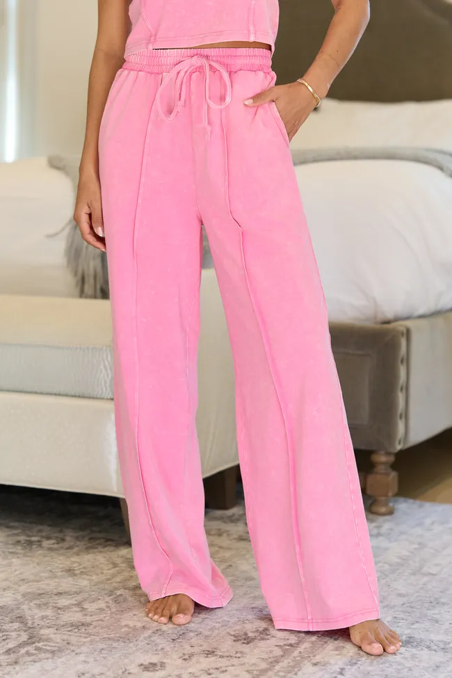 Britton Pink Wide Leg Pants sold by Pink Lily product image thumbnail 2