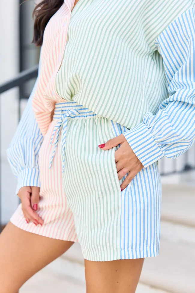 Marlow Multi Stripe Shorts sold by Pink Lily product image thumbnail 4