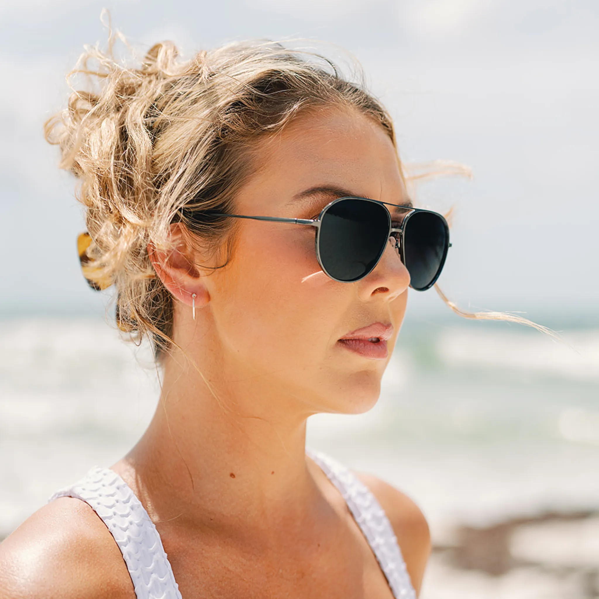 Ollie Smoke Sunglasses sold by Pink Lily product image thumbnail 5