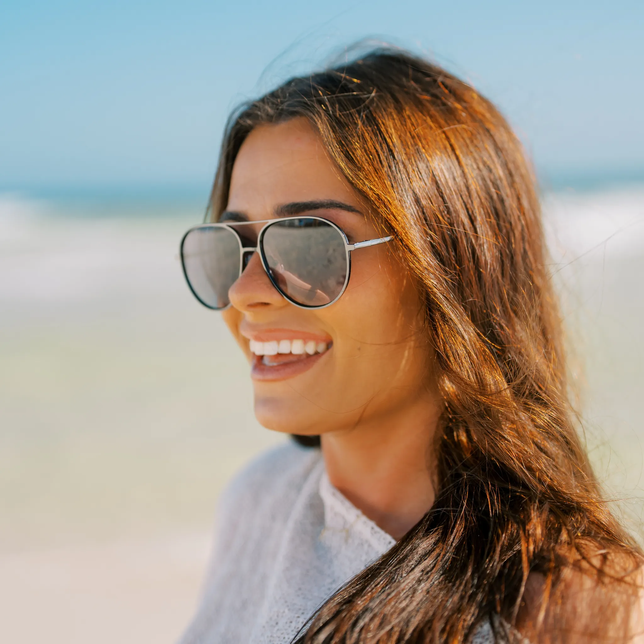 Ollie Smoke Sunglasses sold by Pink Lily product image thumbnail 2