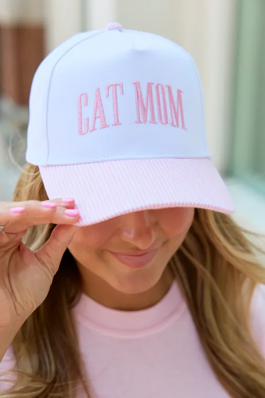 Cat Mom Pink Hat made by D&Y