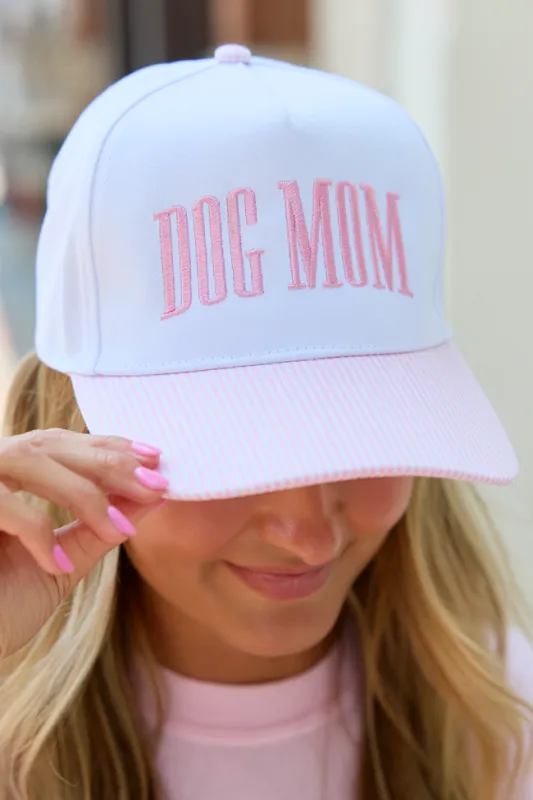 Dog Mom Pink Hat made by D&Y