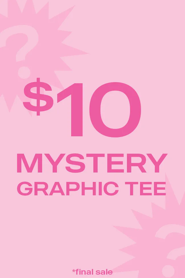 $10 Mystery Graphic Tee FINAL SALE sold by Pink Lily