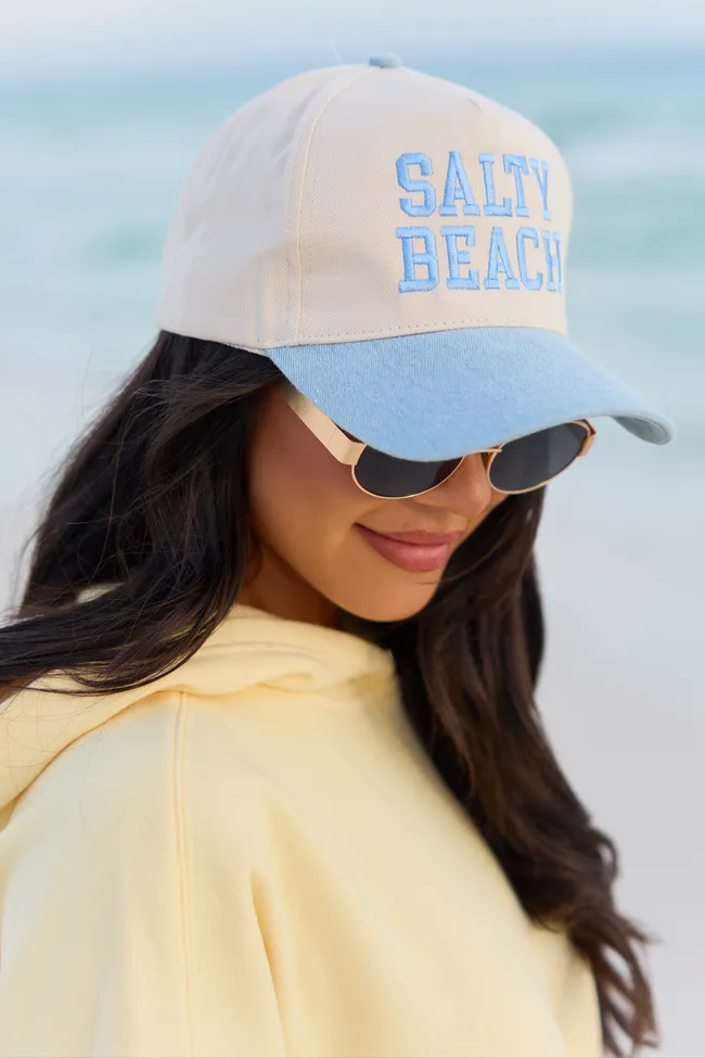 Salty Beach Blue Trucker Hat sold by Pink Lily product image thumbnail 2