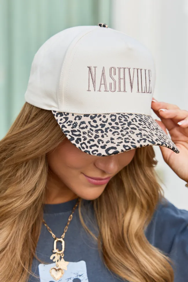 Nashville Leopard Trucker Hat FINAL SALE sold by Pink Lily product image thumbnail 2