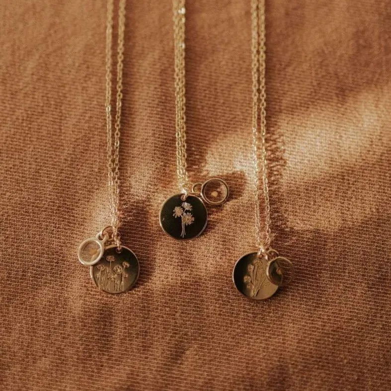 Daisy Necklace with Mustard Seed sold by Pink Lily product image thumbnail 3
