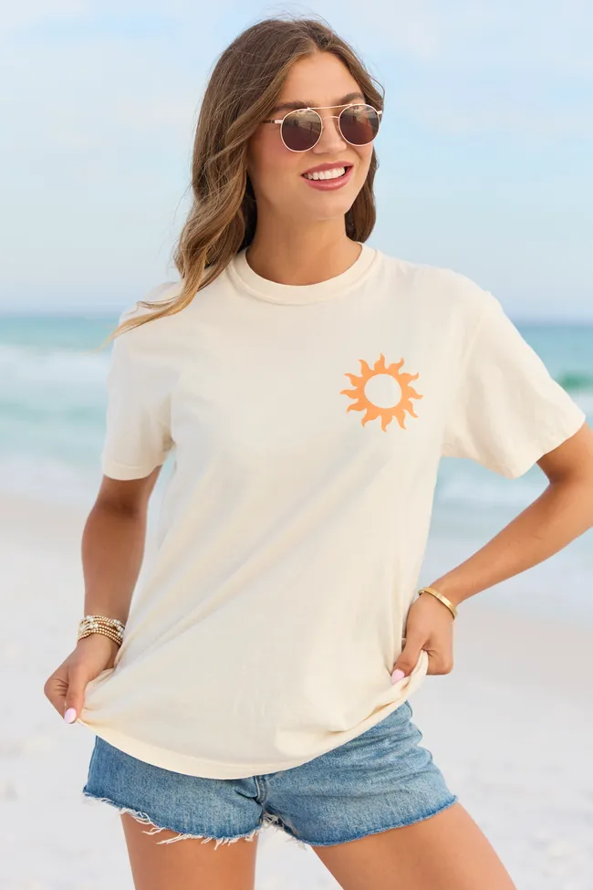 Sunny Days On My Mind Ivory Comfort Colors Graphic Tee sold by Pink Lily product image thumbnail 3