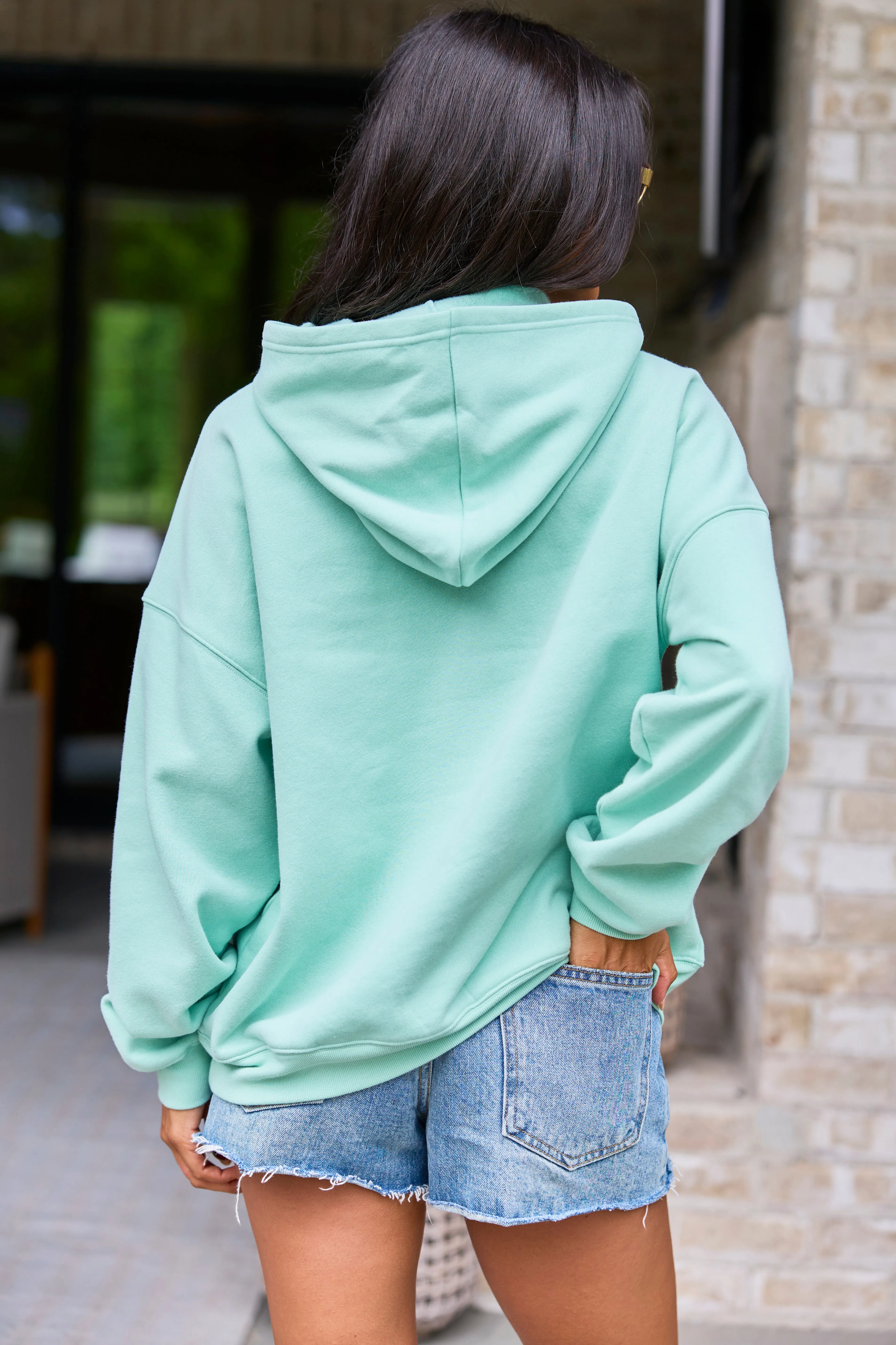 Everyday Ease Mint Hoodie sold by Pink Lily product image thumbnail 4