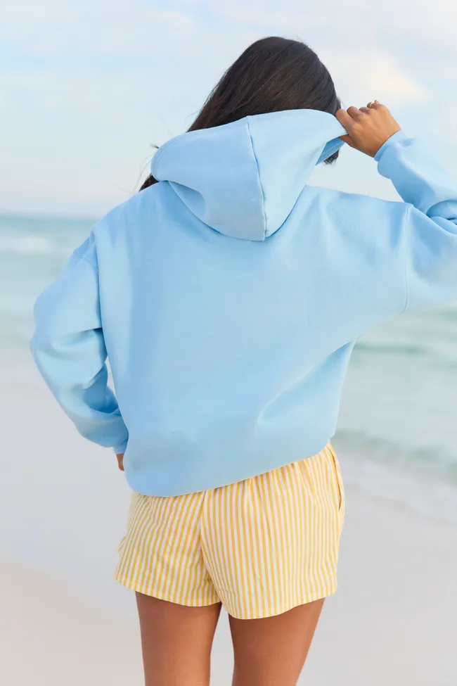 Everyday Ease Light Blue Hoodie sold by Pink Lily product image thumbnail 4