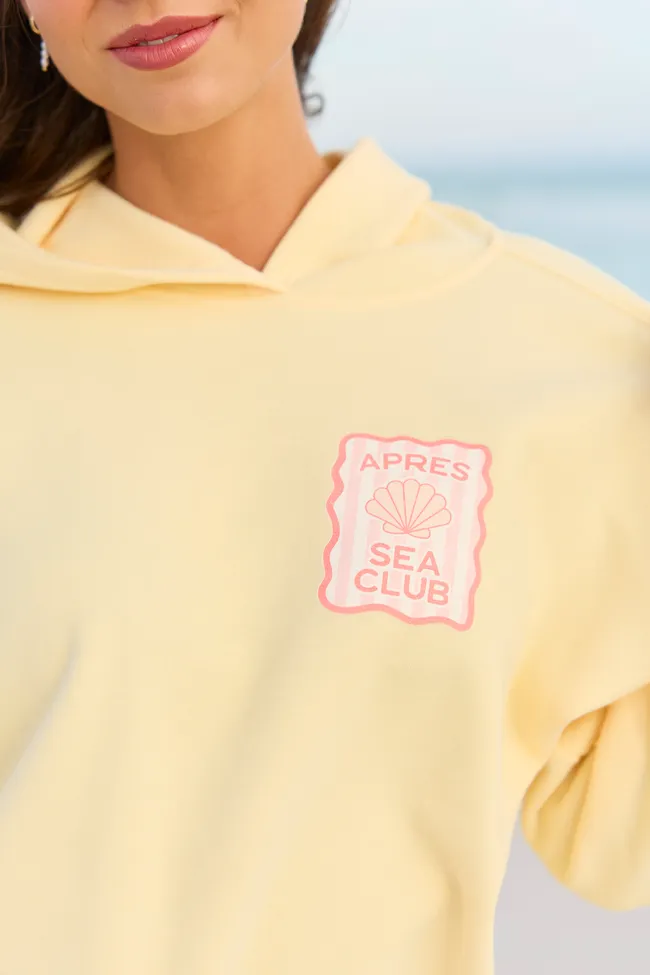 Apres Sea Club Yellow Graphic Hoodie sold by Pink Lily product image thumbnail 3