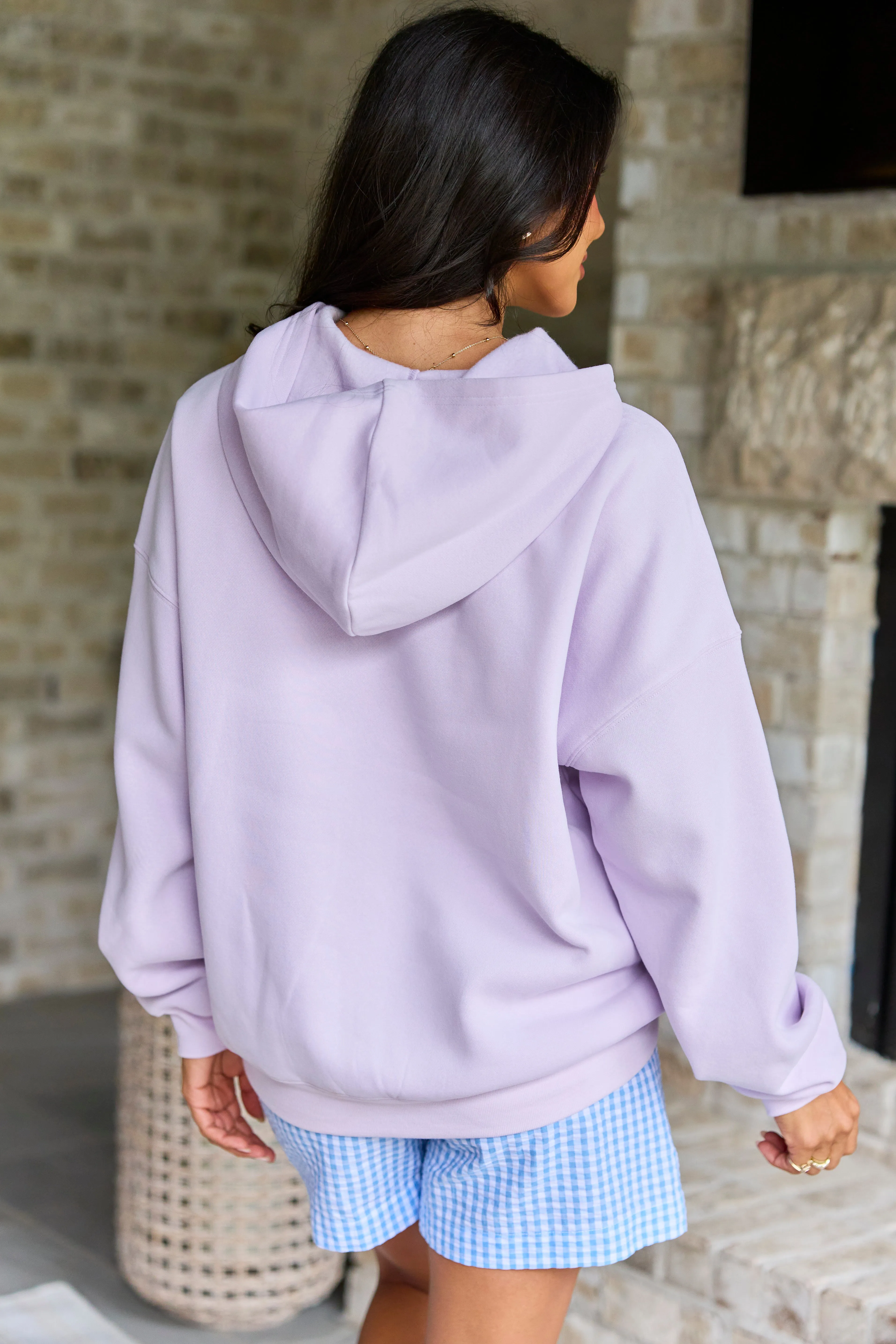 USA Lace Print Purple Graphic Hoodie sold by Pink Lily product image thumbnail 4