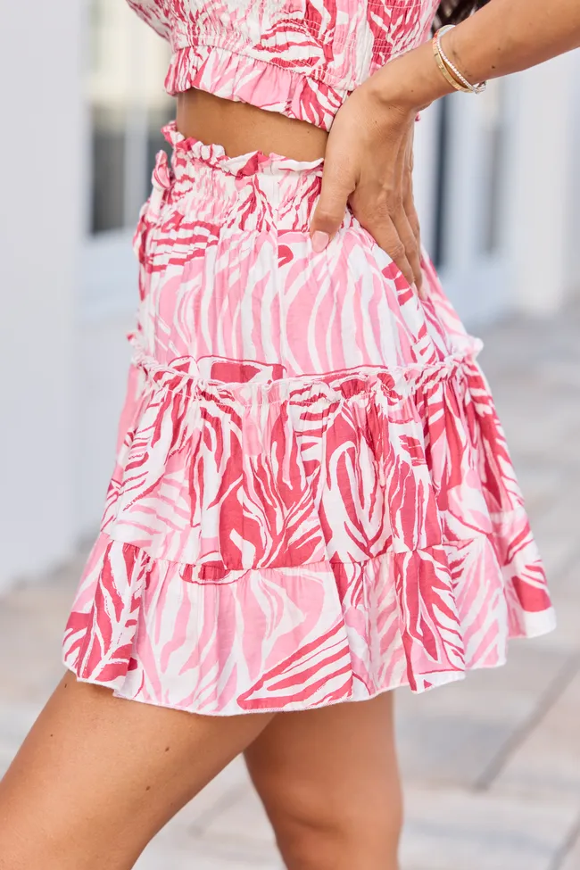 Madi Pink Floral Skort sold by Pink Lily product image thumbnail 3