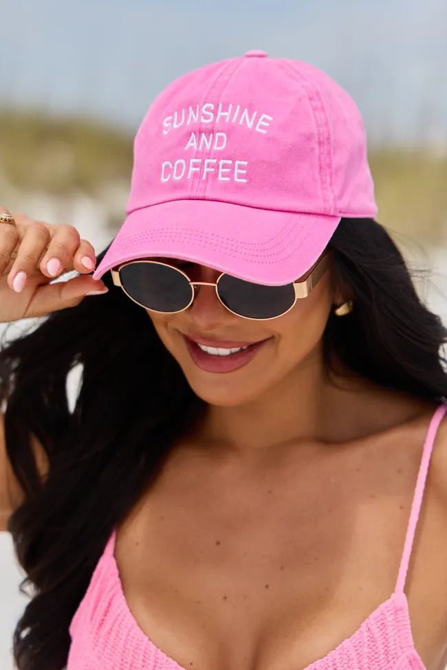 GWP - Sunshine And Coffee Baseball Hat sold by Pink Lily product image thumbnail 2