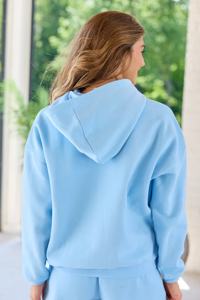 Mama Block Light Blue Graphic Hoodie sold by Pink Lily product image thumbnail 4
