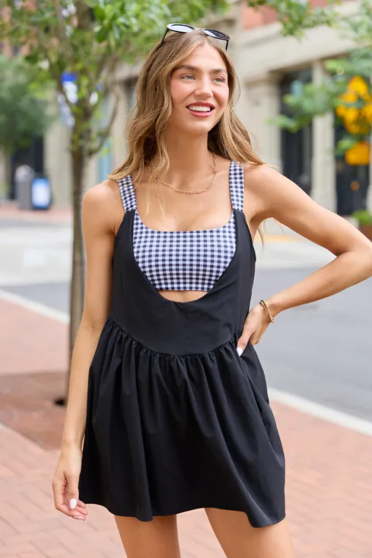 Fresh Pace Black Gingham Dress made by Kimberly C