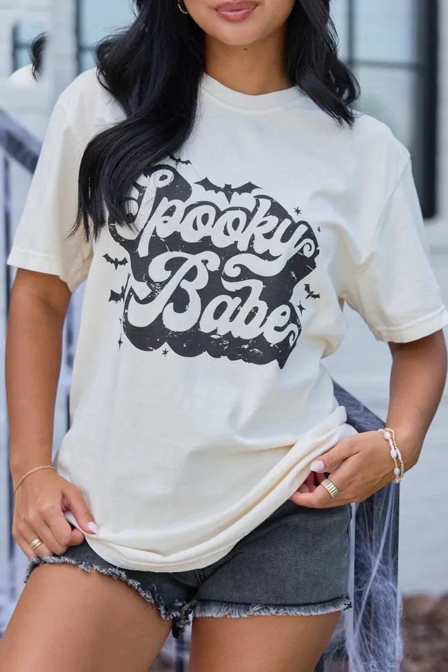 Spooky Babe Ivory Graphic Tee sold by Pink Lily product image thumbnail 2