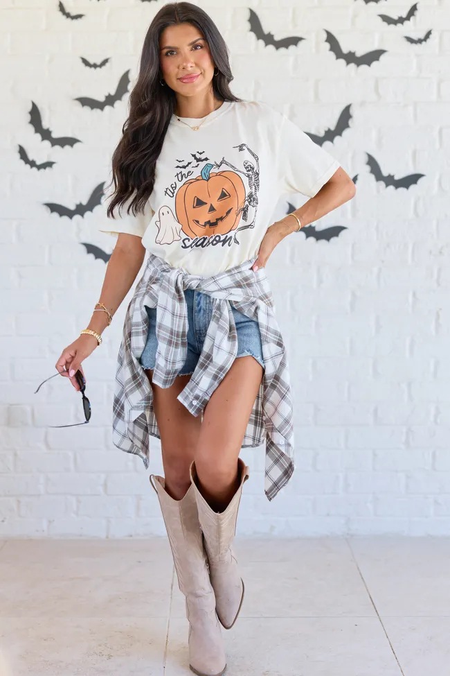 Tis the Season Halloween Ivory Graphic Tee sold by Pink Lily product image thumbnail 3