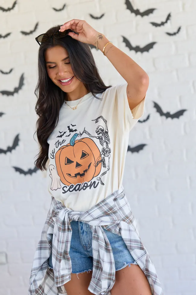 Tis the Season Halloween Ivory Graphic Tee sold by Pink Lily product image thumbnail 4