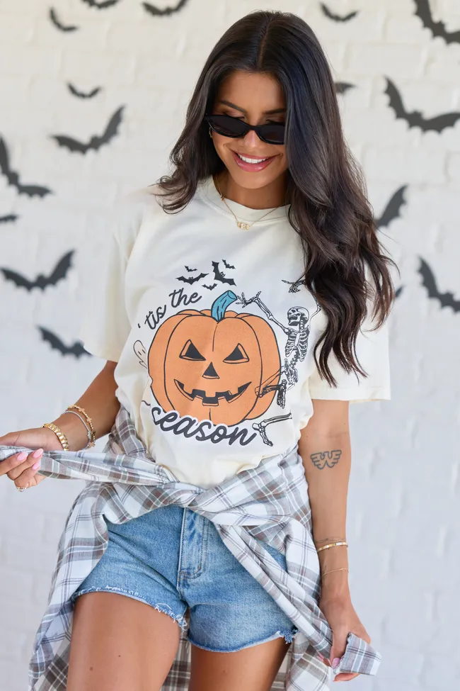 Tis the Season Halloween Ivory Graphic Tee sold by Pink Lily product image thumbnail 5