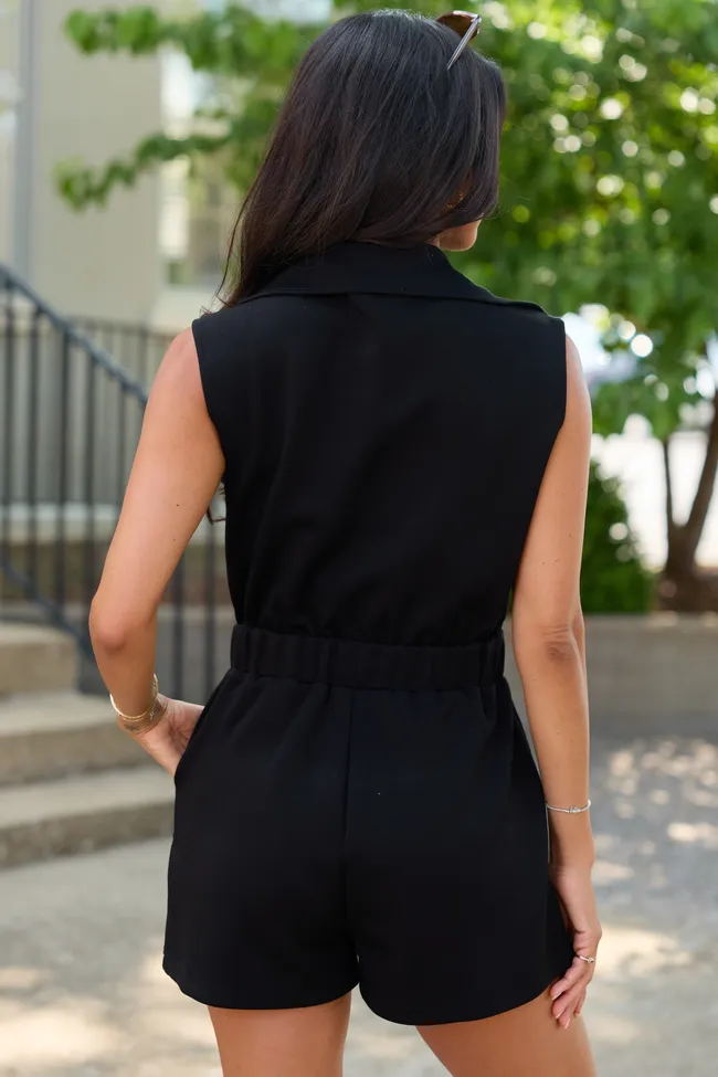 Core Ease Scuba Romper Black sold by Pink Lily product image thumbnail 5