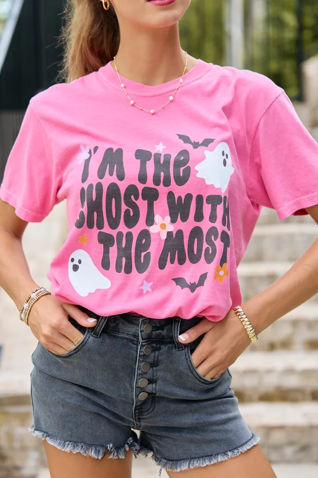 I'm The Ghost With The Most Pink Graphic Tee sold by Pink Lily product image thumbnail 2
