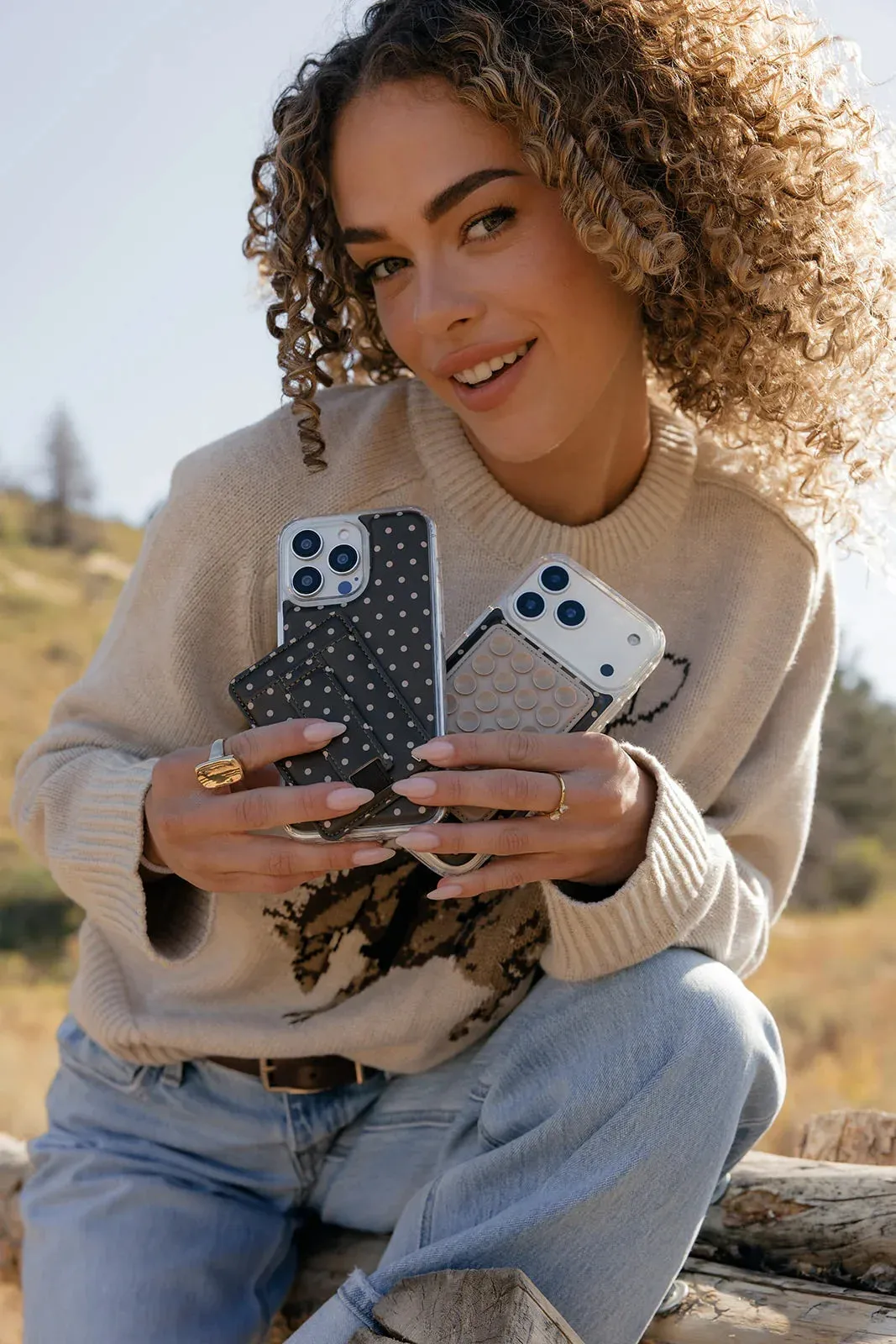 Cocoa Dot Magnetic Wallet sold by Pink Lily product image thumbnail 2
