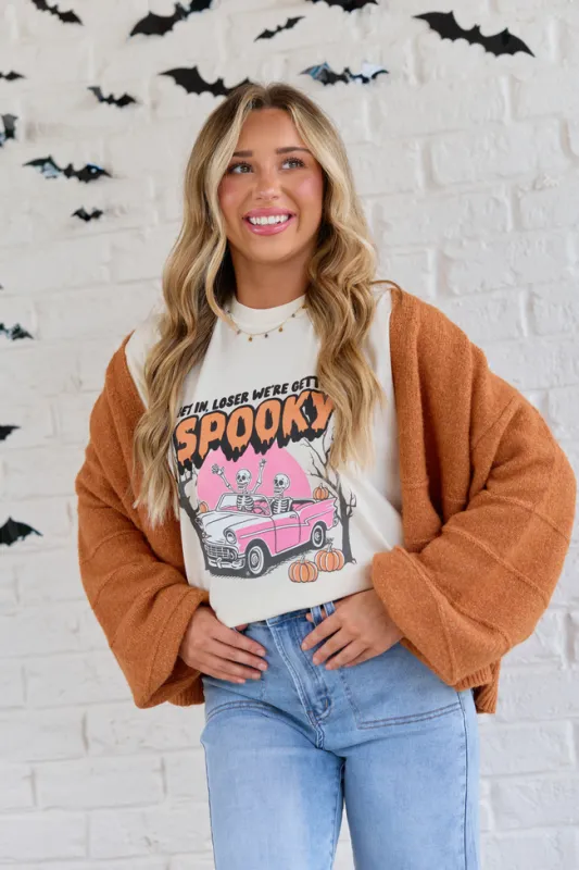 Get in Loser Ivory Graphic Tee made by Pink Lily