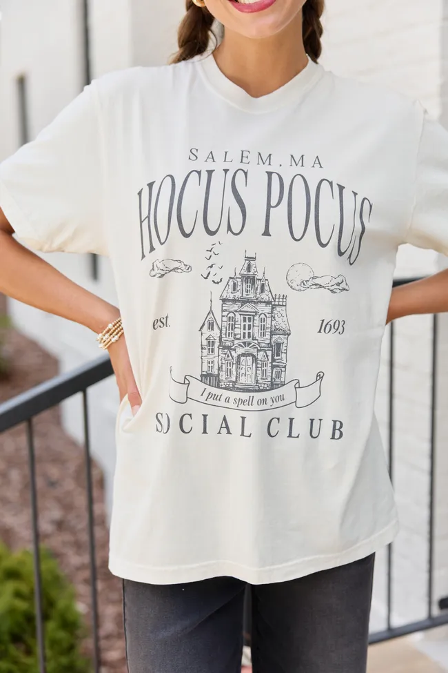 Hocus Pocus Ivory Graphic Tee sold by Pink Lily product image thumbnail 2